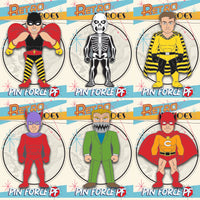 RetroHeroes™ Classic SERIES 9 Collection 6 pin set #655