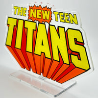 DC COMICS CLASSICS The NEW TEEN TITANS ACRYLIC DISPLAY LOGO #269