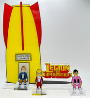 DC Comics Classic The LEGION HEADQUARTERS #1 ACRYLIC DISPLAY #313