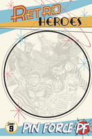 RetroHeroes™ Classic SERIES 9 Collection 6 pin set #655