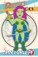 RetroHeroes™ Classic GREEN SORCERESS Series 7 #614