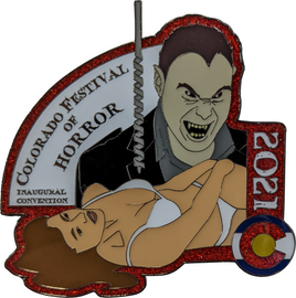 HorrorSets COLORADO FESTIVAL OF HORROR Creatures and Monsters Collection FanSets Licensed Pins