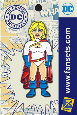 DC Comics Classic POWER GIRL Licensed FanSets Pin MicroJustice