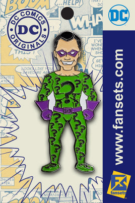 DC Comics Classic The RIDDLER Licensed Fansets Pin