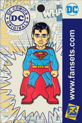 DC Comics Classic SUPERMAN Licensed FanSets Pin MicroJustice
