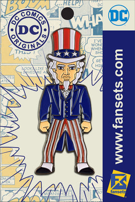 DC Comics Classic UNCLE SAM Licensed FanSets Pin MicroJustice