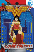 DC Comics Batman, Wonder Woman, Superman NYCC Show Pins 3 Pack