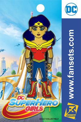 DC Comics SuperHero Girls WONDER WOMAN Licensed FanSets Pin MicroChracters