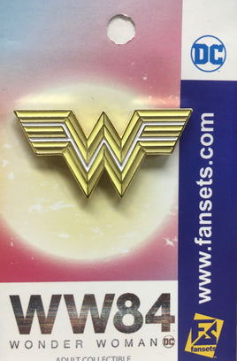 DC Comics WONDER WOMAN 84 MOVIE EMBLEM Licensed FanSets Pin MicroJustice