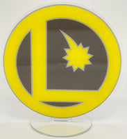 DC Comics Classic LEGION of SUPER HEROES LOGO #45 UNRELEASED Acrylic Display