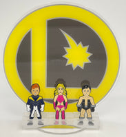 DC Comics Classic LEGION of SUPER HEROES LOGO #45 UNRELEASED Acrylic Display