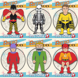 RetroHeroes™ Classic SERIES 9 Collection 6 pin set #655