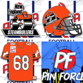 Arena Football League 1988 NEW ENGLAND STEAMROLLERS Set Purchase #769