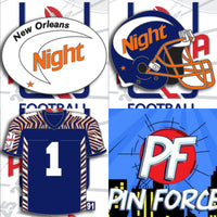 Arena Football NEW ORLEANS NIGHT JERSEY 1991 Season
