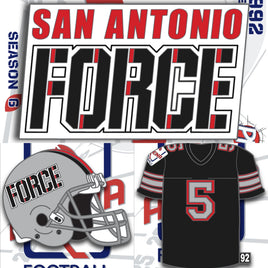 Arena Football League 1992 SAN ANTONIO FORCE Set Purchase