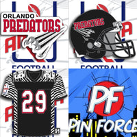 Arena Football League 1991 ORLANDO PREDATORS Set Purchase