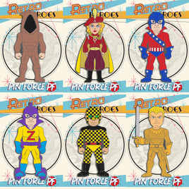 RetroHeroes™ Classic SERIES 23 Collection 6 pin set