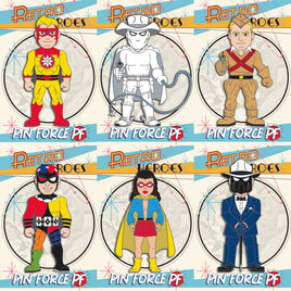 RetroHeroes™ Classic SERIES 22 Collection 6 pin set