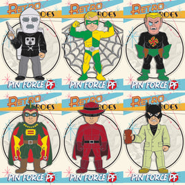 RetroHeroes™ Classic SERIES 19 Collection 6 pin set