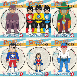 RetroHeroes™ Classic SERIES 20 Collection 6 pin set