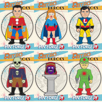 RetroHeroes™ Classic SERIES 24 Collection 6 pin set