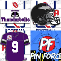 Arena Football League 1991 COLUMBUS THUNDERBOLTS (Delayed) Set Purchase