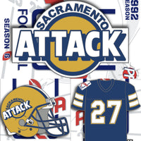 Arena Football League 1992 SACRAMENTO ATTACK LOGO