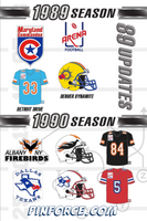 Arena Football DALLAS TEXANS HELMET 1990 Season