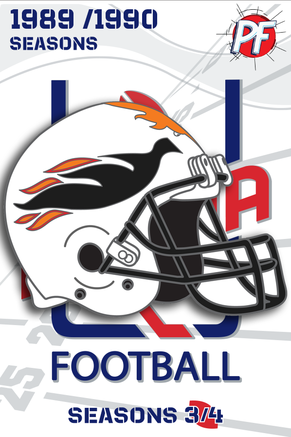 Arena Football ALBANY FIREBIRDS HELMET 1990 Season