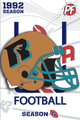 Arena Football League 1992 ARIZONA RATTLERS HELMET