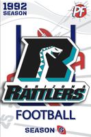 Arena Football League 1992 ARIZONA RATTLERS LOGO