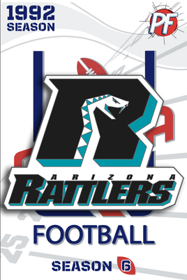 Arena Football League 1992 ARIZONA RATTLERS LOGO
