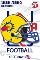 Arena Football DENVER DYNAMITE HELMET '89 Season