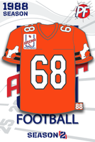 Arena Football League 1988 NEW ENGLAND STEAMROLLERS Set Purchase #769