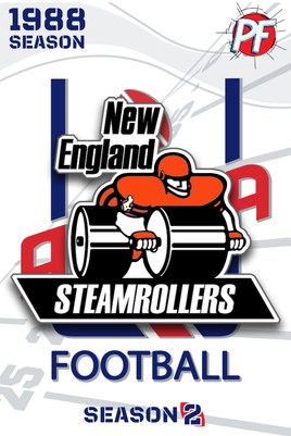 Arena Football NEW ENGLAND STEAMROLLERS LOGO #768