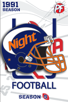 Arena Football NEW ORLEANS NIGHT HELMET 1991 Season
