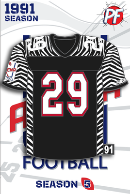 Arena Football ORLANDO PREDATORS JERSEY 1991 Season