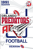 Arena Football League 1991 ORLANDO PREDATORS Set Purchase