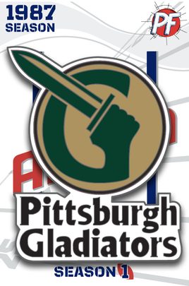 Arena Football PITTSBURGH GLADIATORS LOGO #625