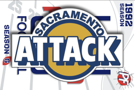 Arena Football League 1992 SACRAMENTO ATTACK LOGO