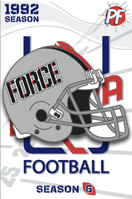 Arena Football League 1992 SAN ANTONIO FORCE HELMET