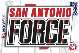 Arena Football League 1992 SAN ANTONIO FORCE LOGO