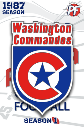 Arena Football WASHINGTON COMMANDOS LOGO #681