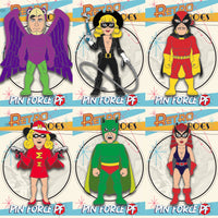 RetroHeroes™ Classic SERIES 5 Collection 6 pin set #528