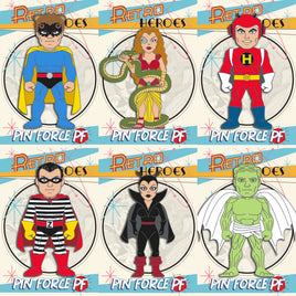 RetroHeroes™ Classic SERIES 26 Collection 6 pin set