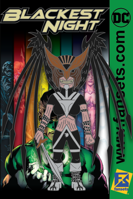 DC Comics Classic HAWKWOMAN (Blackest Night Black Lantern)