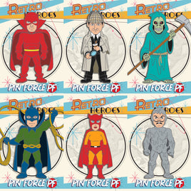 RetroHeroes™ Classic SERIES 13 Collection 6 pin set #772