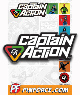 Captain Action CAPTAIN ACTION LOGO Pin Series 1