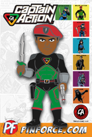 Captain Action MAJOR ACTION Character Pin