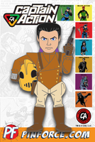 Captain Action SERIES 2 8 pin COMPLETE SET